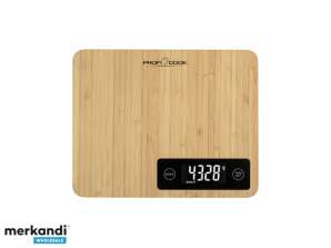 ProfiCook Bamboo Kitchen Scale PC KW 1271