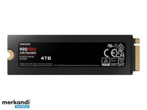 Dissipateur thermique SSD Samsung 990 Pro 4 To M.2 NVMe MZ V9P4T0CW