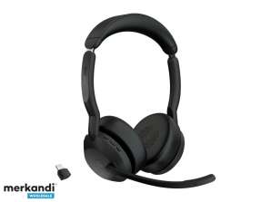 Jabra Evolve2 55 Link380c MS Fone de ouvido estéreo com Bluetooth 25599 999 899