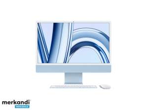 Apple iMac 24 4.5K M3 8 Core CPU 10 Core GPU 512GB 2023 sininen MQRR3D/A