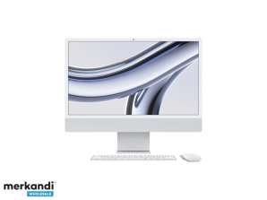 Apple iMac 24 4.5K Retina-skjerm M3 8-kjerners GPU 256 GB sølv MQR93D / A