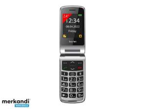 Beafon Silver Line SL605 Ominaisuuspuhelin Musta/Hopea SL605_EU001B