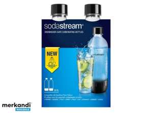 SodaStream Tritan Flasche 1L schwarz Duopack