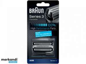 Braun Series 3 Combo Pack 32B Shaving Head Cassette Black 115694