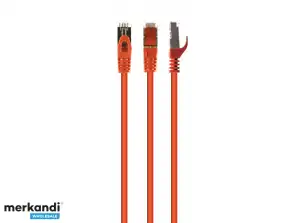 CableXpert CAT6A Propojovací kabel LSZH 1.5m oranžový PP6A LSZHCU O 1.5M