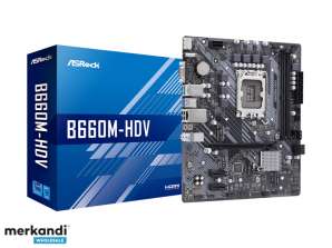 MB ASRock B660M HDV Intel Motherboard 90 MXBH40 A0UAYZ