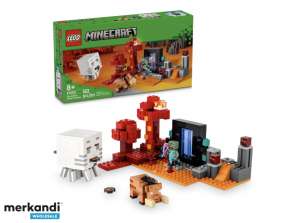 LEGO Minecraft Cehennem Portalı Pusu 21255