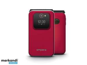 Emporia emporiaJOY 128MB Flip Feature Phone Vermelho V228_001_R