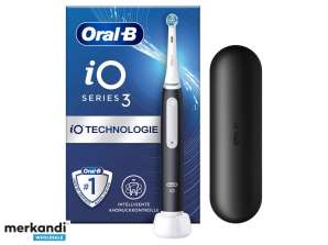 ORAL B iO Series 3 Electric Toothbrush with Travel Case Matt Black