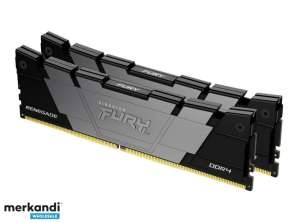 Kingston Fury Renegade DDR4 16GB 2x8GB 3200MT/s Fekete XMPKF432C16RB2K2/16