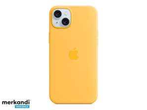 Apple Custodia in silicone per iPhone 15 Plus con MagSafe giallo caldo MWNF3ZM/a