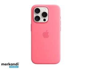 Apple Silikone Cover iPhone 15 Pro med MagSafe Pink MWNJ3ZM/A