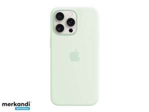 Apple Silikon Case iPhone 15 Pro Max mit MagSafe Blassmint MWNQ3ZM/A