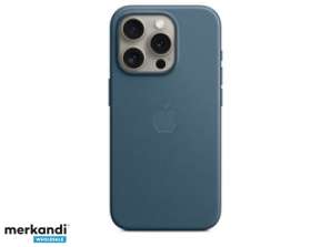 Apple iPhone 15 Pro-hoesje van fijne stof met MagSafe Pacific Blue MT4Q3ZM/A