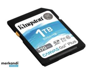 Kingston SDXC 1 TB Canvas Go Plus 170R C10 UHS I U3 V30 SDG3/1TB