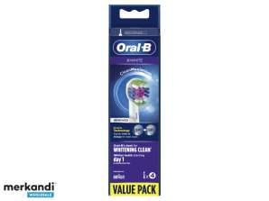 Paquete de 4 Oral B 3D White Clean Maximiser