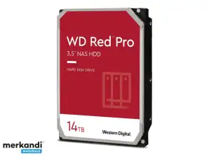Жесткий диск WD Red Pro 3.5 емкостью 14 ТБ SATA3 7200 512 МБ WD142KFGX