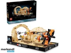 LEGO Star Wars Pod sacīkstes izstādē Mos Espa Diorama 75380