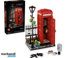 LEGO Ideas Rode Londense telefooncel 21347