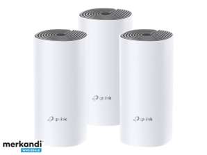 TP LINK AC1200 Whole Home Mesh Wi Fi System White/Grey DECO E4 3 Pack