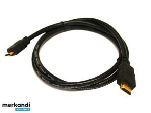 Reekin HDMI till Mini-HDMI-kabel - 1,0 meter (hög hastighet med Ethernet)