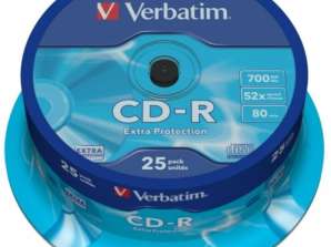 CD R 80 Verbatim 52x DL 25er Cakebox 43432