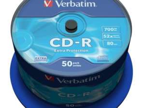 CD R 80 Pudełko na ciasto Verbatim 52x DL 50er 43351