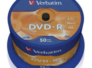 DVD R 4.7GB Verbatim 16x 50kpl Kakkulaatikko 43548