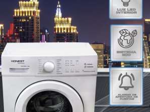 Lot of 7 kg Washing Machines New in Box - High Efficiency and Proven Durability