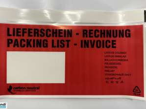 20 500 kastes UNIPACK Premium dokumentu somas sarkanas, pērciet vairumtirdzniecības preces Atlikušās noliktavas paletes