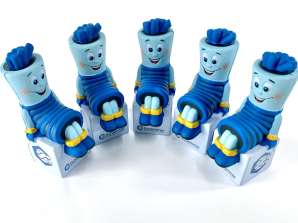100 kosov Schlemmerjeve antistresne figurice stisnite modro, kupite na debelo za preprodajalce Preostala zaloga