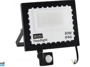 PR-1111 LED-Lampe 30Watt mit Sensor - 2100Lumen - 6500K - IP67