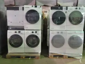 Samsung Machines à laver Sèche-linge Lave-vaisselle Acheter des marchandises retournées Stock restant en gros 132 pièces 1 camion