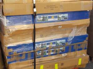 Return pallets from an online shop - mixed pallets, mixed pallets, parasols, electrical appliances and