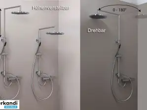 460 Stück Aufputz Duscharmatur Duschsäule UVP 190.000,- € Duschkopf Duschsystem MESSING Brausestange