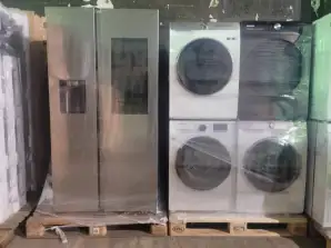 Samsung veļas mašīna Blakus Trauku mazgājamā mašīna Atgrieztās preces 66 gab Jauktas baltas preces Vairumtirdzniecība C preces Klients Atgriež sadzīves tehniku