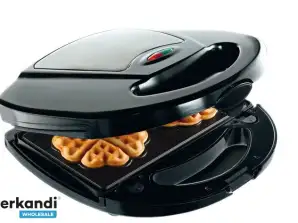 Sandwich Waffle Grill Snack Maker 4 in 1 with Interchangeable Plates and Non-Stick Coating - Wholesale