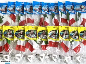 800 pcs Italy flags with and without cup holder country flags, wholesale online shop buy remaining stock