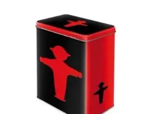Arte Nostálgica - Ampelmann vermelho - frasco de armazenamento 3L 10x14x20 cm (L/W/H)
