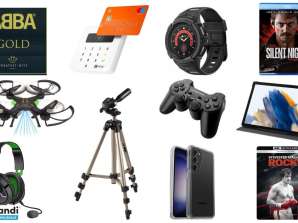 Lot av 368 enheter av audiovisuelle og høyteknologiske produkter Tilbake til slutten av ...