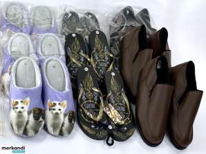 100 párů dámské obuvi mix pantofle polobotky, velkoobchodní zboží dokoupíte zbývající skladové palety