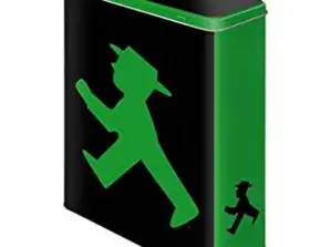 Arte Nostálgica - Ampelmann verde - frasco de armazenamento 4L 26 x 19 x 8cm (H/W/D)
