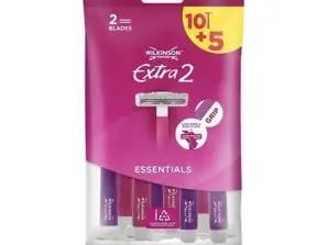 WILKINSON SWORD EXTRA 2 ESSENTIALS BEAUTY DISPOSABLE SHAVER 10+5