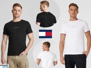T-shirts à manches courtes Tommy Hilfiger pour hommes, en deux couleurs et cinq tailles