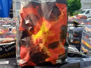 Clearance clearance of a pallet of charcoal 3 kilos bag