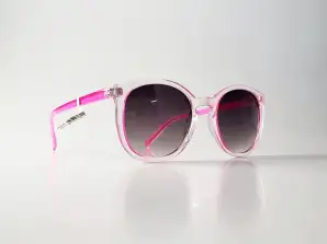 TopTen γυαλιά ηλίου με ροζ και διάφανο σκελετό SRP153ID