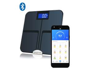 Умные весы с приложением для анализа тела Bluetooth Цифровые весы для людей Мышечная масса Процент жира Шкала ИМТ Измеритель жира Лучшая покупка Потеря веса S