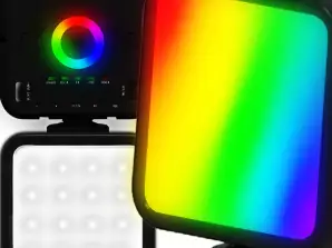 RGB LED-lampa Lampa För Telefonkamera GoPro-kamera TikTok YouTube Pro W200RGB
