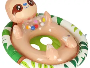 INTEX 59570 Baby swimming ring inflatable with seat sloth max 23kg 3 4years