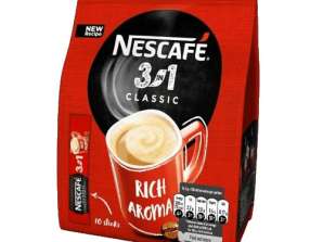Nescafe 3v1 veľkoobchodne rôzne príchute, nakladanie v Bulharsku
